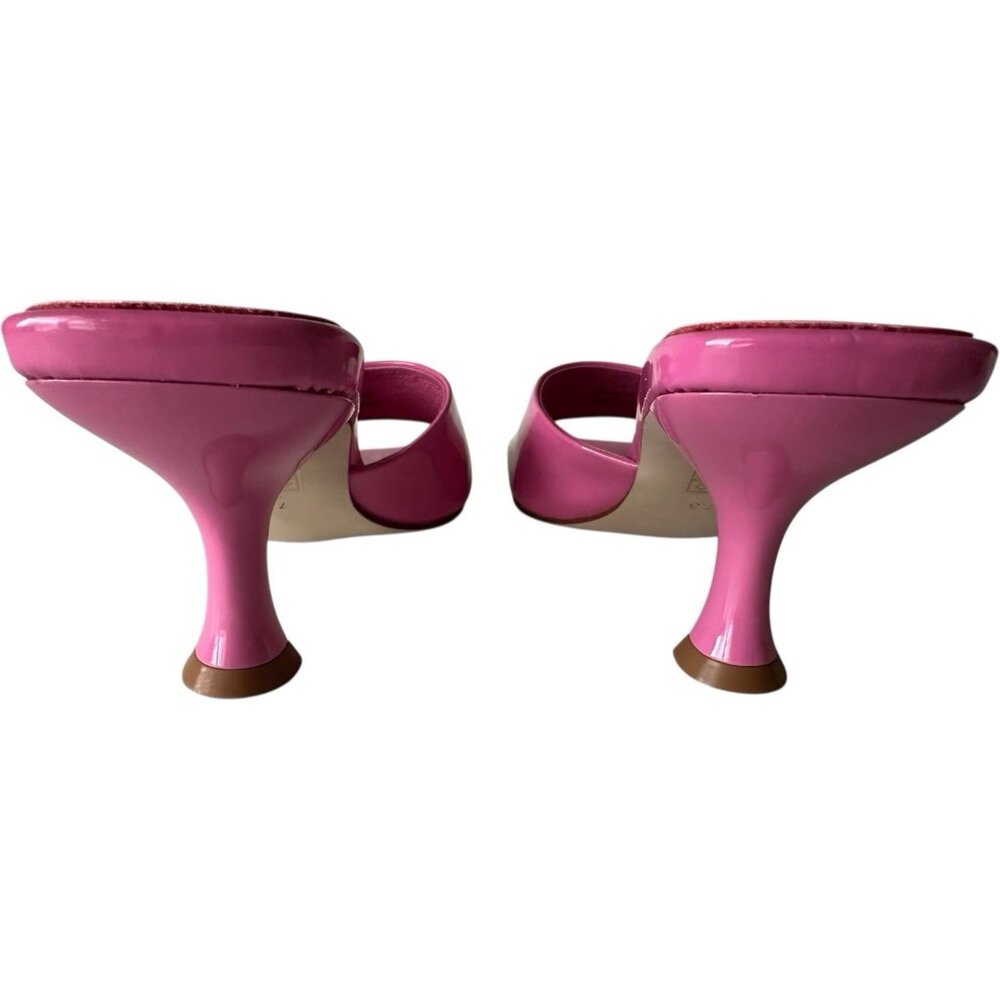 Jeffrey Campbell Heel Mule Women 7.5 kitten heel bubble gum pink barbie girlcore - Picture 12 of 14
